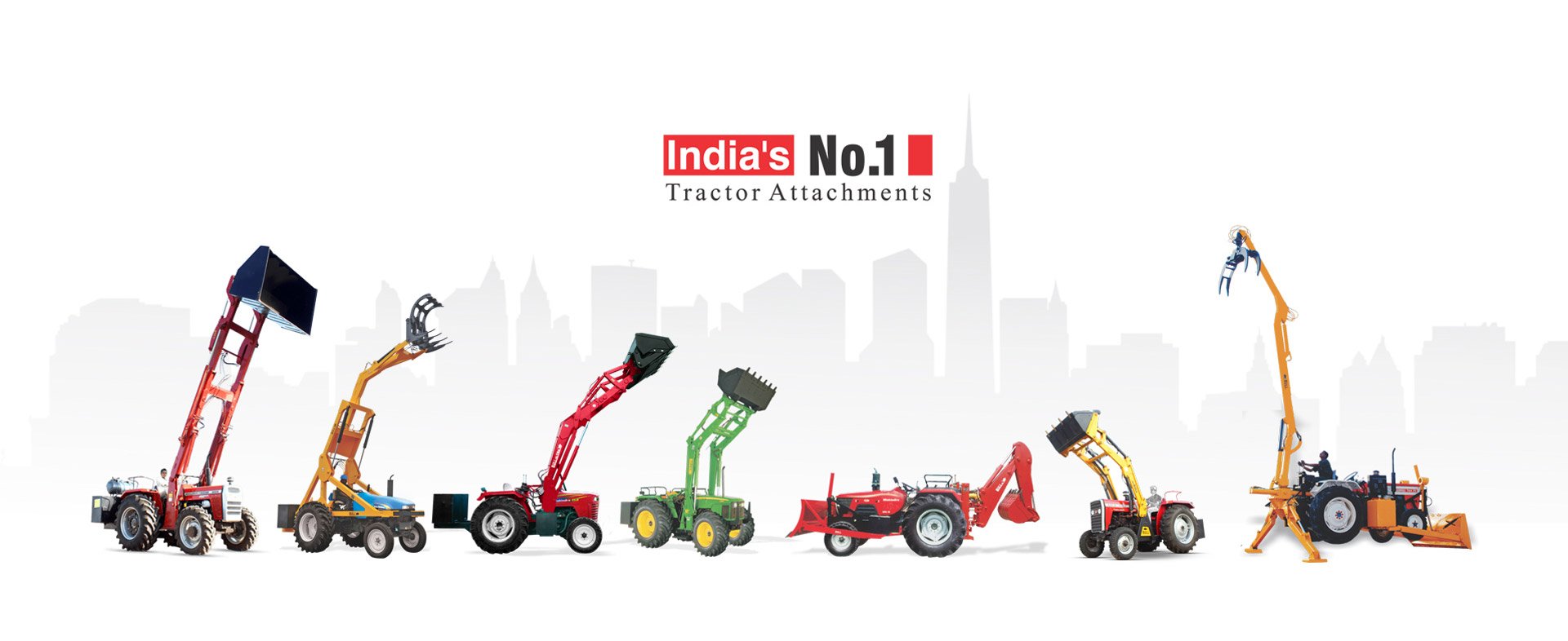BULL Tractor Attachment Banner